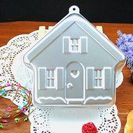 Aluminum House Cake Mold Bakeware Muffin Baking Pan Bread Mould N3
