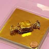 Colored Gold Candy Foil Wrappers 4&quot; X 4&quot; - Candy Packaging - 125 each by Paper Mart