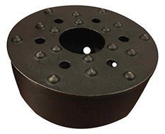 Happy Sales HSTW3, Cast Iron Teapot Warmer Med 4.5 "D Black