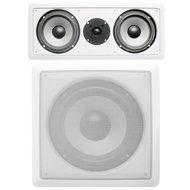 Acoustic Audio CST825 Complete 5.1 Home Theater Speaker Set with Center Channel and Subwoofer 1750 Watts
