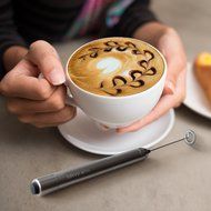 Savvy Coffee Handheld Milk Frother Wand with Stand N6