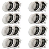Acoustic Audio CS-IC82 In Ceiling 8" Speaker 8 Pair Pack 4800W CS-IC82-8PR