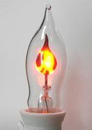 Clear Flickering Candle Lamp Replacement Bulb