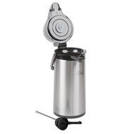 Choice 2.2 Liter Glass Lined Stainless Steel Airpot with Lever N5