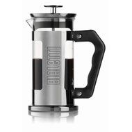 Bialetti 06700 3-Cup French Press Coffee Maker, Premium Stainless Steel, Silver N3