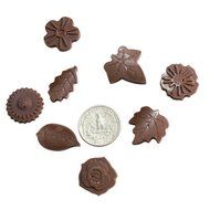 Candy Making Molds, 2PCS YYP [Leaf and Flower Shape Mold] Silicone Candy Molds for Home Baking - Reusable Silicone... N8
