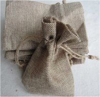 LeBeila 12PCS Natural Burlap Gift Bags With Jute Drawstring And Cotton Lining&ndash;Reusable Pouches For Showers Weddings...