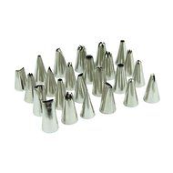 TOPUNDER Quality24Pcs/set Large Stainless steel Icing Piping Nozzle Pastry Tips Set For Cake Decorating Sugarcraft... N2
