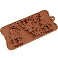 Freshware CB-600RD 8-Cavity Leaf Shape Silicone Mold for Making Soap, Candle, Candy, Chocolate, and More N6