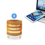 Wood Bluetooth Speaker,Bnest Mini Subwoofer Portable Wireless Colorful Light Mini Stereo Supporting Memory Card... N5