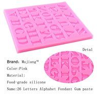 Mujiang Fondant Letter Mold Candy Making Tools Silicone Alphabet Molds Cake Decorating N22