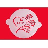 FOUR-C Cake Decor Stencils Wedding Cake Flexible Cake Stencil Baking Supplies Color White