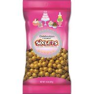 Sweetworks Celebrations Candy Sixlets Bag, 14 oz, Shimmer Silver N5