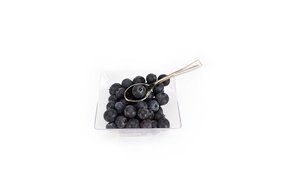 Creative Converting 24 Count Plastic Spoons, Mini, Metallic Silver