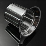 Stainless Steel Mesh Tea Coffee Strainer Drain Infuser Tea Tea Filter Diffuser Intervals Filter Inner Cup 8.8X7.5cm N2