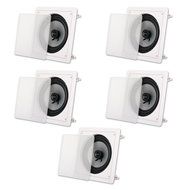 Acoustic Audio CS-I82S In Wall / Ceiling 8" Home Theater 5 Speaker Set 1500 Watts CS-I82S-5S