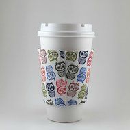 Cup Cozy, Reusable Coffee Cup Sleeve, Insulated, One Size Fits All, Owls N2
