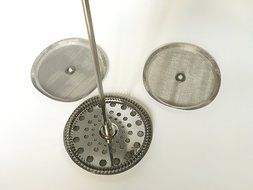 Open Kitchen Replacement Filter Mesh Screens (2 pack) for 3 cup (350 ml) French Press Coffee Maker Includes Metal... N7