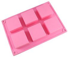 C-Pioneer Silicone Fondant Cake Mold square Soap Chocolate Candy Mould DIY Decorating N4