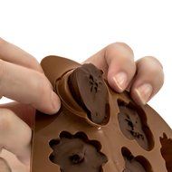 Candy Molds BPA-Free Silicone Mold For Chocolate, Soap, Jello and Ice Cube Trays-3 Pack Of Butterfly, Flower and... N4