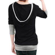 Women&#039;s Blouse,Laimeng Cotton blend Fashion Women Loose Pullover T Shirt Long Sleeve Blouse (M, Purple) N12