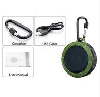 Ywin Waterproof Bluetooth Speaker Mini Wireless NFC Sound Box(Black Green) N6
