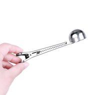 Delidge Coffee Scoop/Spoon with Bag Clip, Stainless Steel Measuring Your Exact Coffee Grounds &ndash; One Teaspoon for... N4