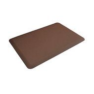 WellnessMats Anti-Fatigue 36 Inch by 24 Inch Linen Motif Kitchen Mat, Grey N9