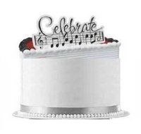 Cakesupplyshop Packaged Music Note Celebrate Cake Topper Decoration