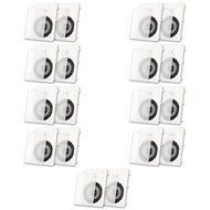 Acoustic Audio CS-IW820 In Wall 8" Speakers 9 Pair Pack 2 Way Home Theater 5400 Watt CS-IW820-9PR