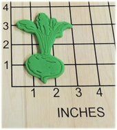 Turnip Radish Vegetable Fondant Cookie Cutter and Stamp #1398 N2