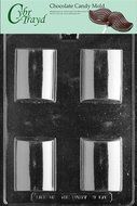 Cybrtrayd M171 Dome Bar Chocolate Candy Mold with Exclusive Cybrtrayd Copyrighted Chocolate Molding Instructions