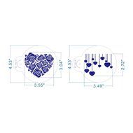 ART Kitchenware 6pcs/set Wedding Cookie Stencil Set (Suits,Dress,Heart,Roses) Fondant Cake Stenciling Sugarcraft... N6