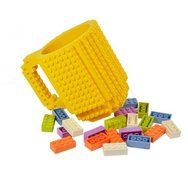 DIY Creative Building Blocks Plastic Coffee Cup Eco-friendly Colorful Cartoon Style Assembling Mugs As Toys 350ml... N12