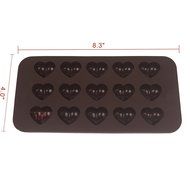 Webake Set of 2 Heart Shape Mini Silicone Chocolate Molds, Candy Molds, Silicone Mold for Chocolate Mold and Candy... N12