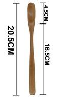 8-1/3 Inch High-grade Long Handle Nanmu Wooden Tea Coffee Mixing Measuring Spoon, Set of 2 (4) N16