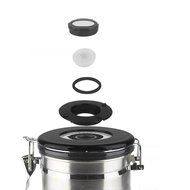 Meiruian Coffee Vacuum Sealed Canister,Stainless Steel Storage Container 1800ML N3