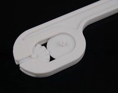 niceeshop(TM) Anti Slip Sugar Craft Cake Fondant Wheel Cutter Roller Embosser Tool Set,White N3