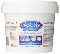 Satin Ice Rolled Fondant Icing - White/Vanilla - 5lb