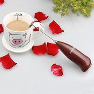 GOTD Electric Milk Frother Handheld Milk Wand Mixer Frother for Latte Coffee Hot Milk Drinks Stirrer Egg Beater... N17