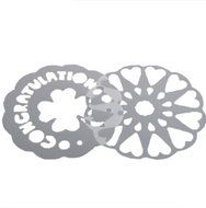 Aimeart 6 Pcs Cake Stencil Baking Tools Baking Supplies Cake Tiramisu Top Decoration Set N5