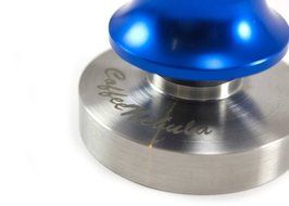 Coffee Espresso Tamper 58mm &ndash; CONSISTANT ACCURATE PRESSURE &ndash; Pulls Epic Shot&ndash; Calibrated to 30lb (Blue) N9