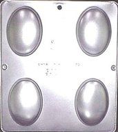 Small Oval Soap Mold 2 1/4" x 3" Chocolate Candy Mold for Soap or Chocolate 009