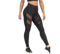 PHOTNO Women High Waist Skinny Leggings of Patchwork Mesh Push Up Yoga Pants N15
