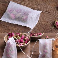 Gosear 100 PCS Disposable Tea Bag Drawstring Seal Filter Tea Bag 5.5 x 7cm N4