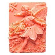 Pinkie Tm Flower Fairy Dragonfly Shaped Soap Mold,Resin Clay Chocolate Candy Silicone Cake Mold,Fondant Cake Decorating...