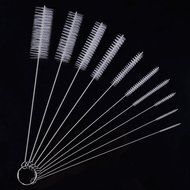 eBoot 10 Pieces Nylon Tube Brush Pipe Cleaning Brushes, White N2
