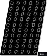 Flexipan Mini Oval Savarin 0.30 Oz, 40mm x 30mm x 12mm Deep (1-9/16" x 1-3/16" x 1/2" Deep), 60 Cavities