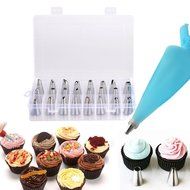 Icing Bag Set,PEMOTech 4 Sizes Reusable Silicone Cake Decorating Pastry Bags, Cream Icing Piping Bag, Cake Decorating... N4