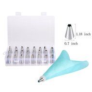 Icing Bag Set,PEMOTech 4 Sizes Reusable Silicone Cake Decorating Pastry Bags, Cream Icing Piping Bag, Cake Decorating... N5